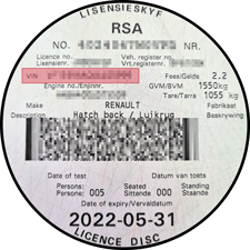 License Disk
